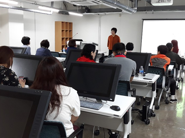 발달장애인체육관련 강의 프로그램 사진