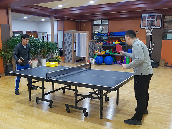 탁구 개인 수업 사진